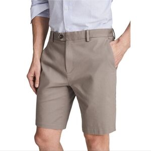 Reiss Mens Wicket Chino Shorts Tan Size 32